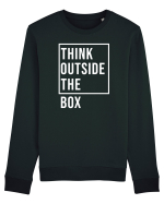 Think outside the box Bluză mânecă lungă Unisex Rise