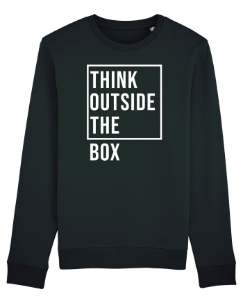 Think outside the box Bluză mânecă lungă Unisex Rise