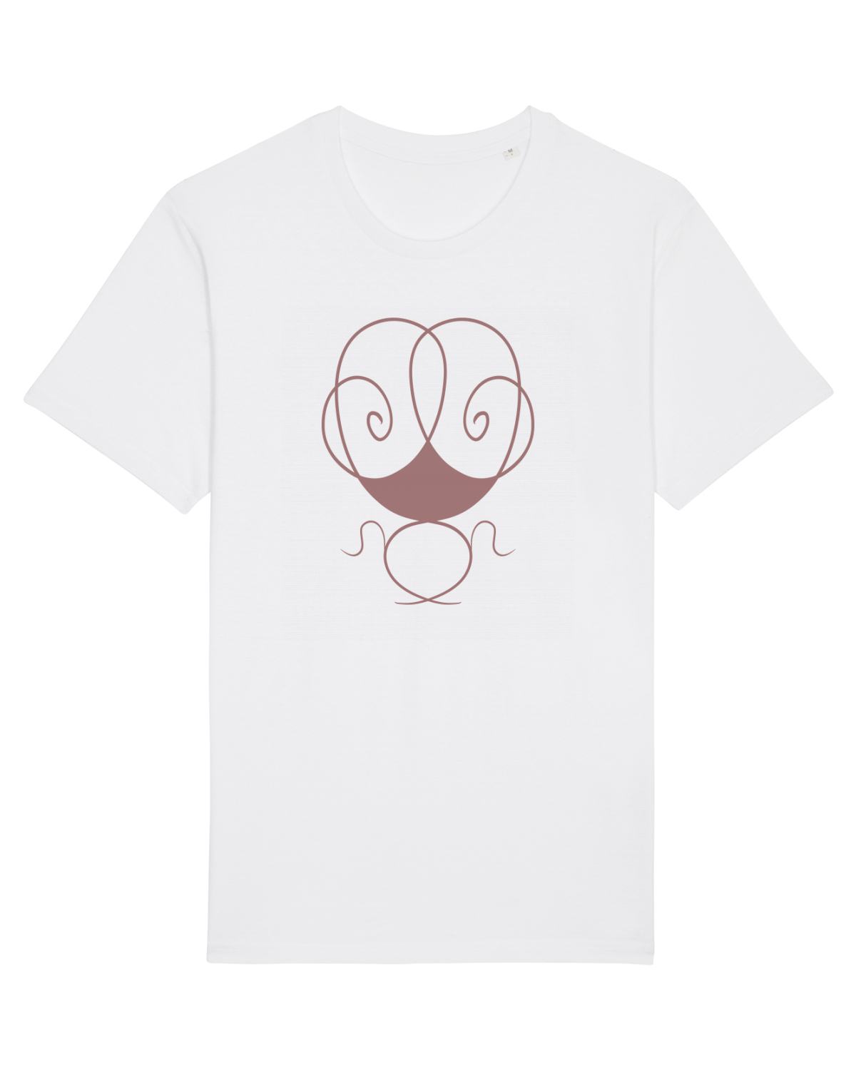 Tricou mânecă scurtă Unisex Rocker White