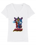 The Avengers Tricou mânecă scurtă guler V Damă Evoker