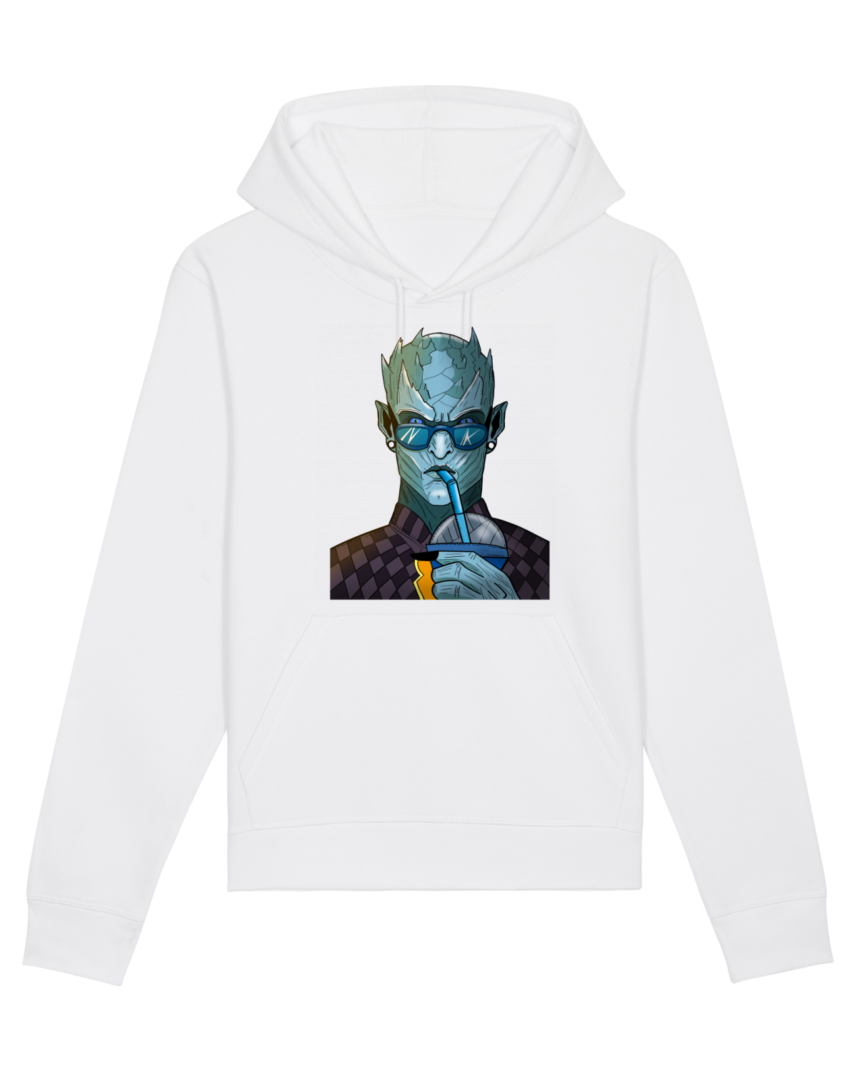 Hanorac Unisex Drummer White