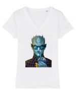 Game of Thrones Night King  Tricou mânecă scurtă guler V Damă Evoker