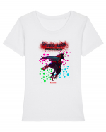 Spider-Man Into The Spider Verse  Tricou mânecă scurtă guler larg fitted Damă Expresser