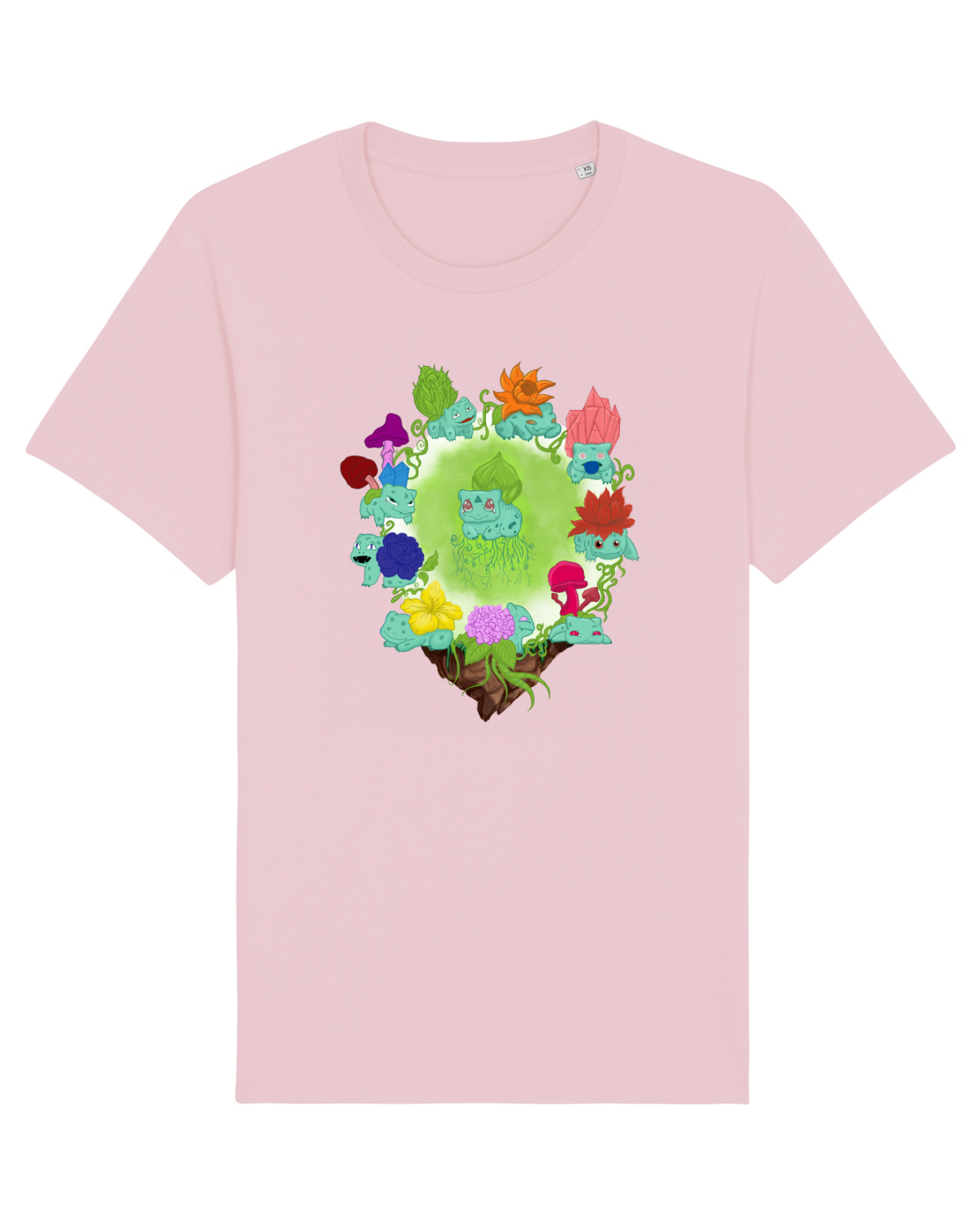Tricou mânecă scurtă Unisex Rocker Cotton Pink