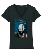 God of War Tricou mânecă scurtă guler V Damă Evoker