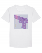 Shoot Me Glam Baby Tricou mânecă scurtă guler larg Bărbat Skater