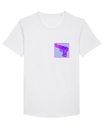 Shoot Me Glam Baby Tricou mânecă scurtă guler larg Bărbat Skater