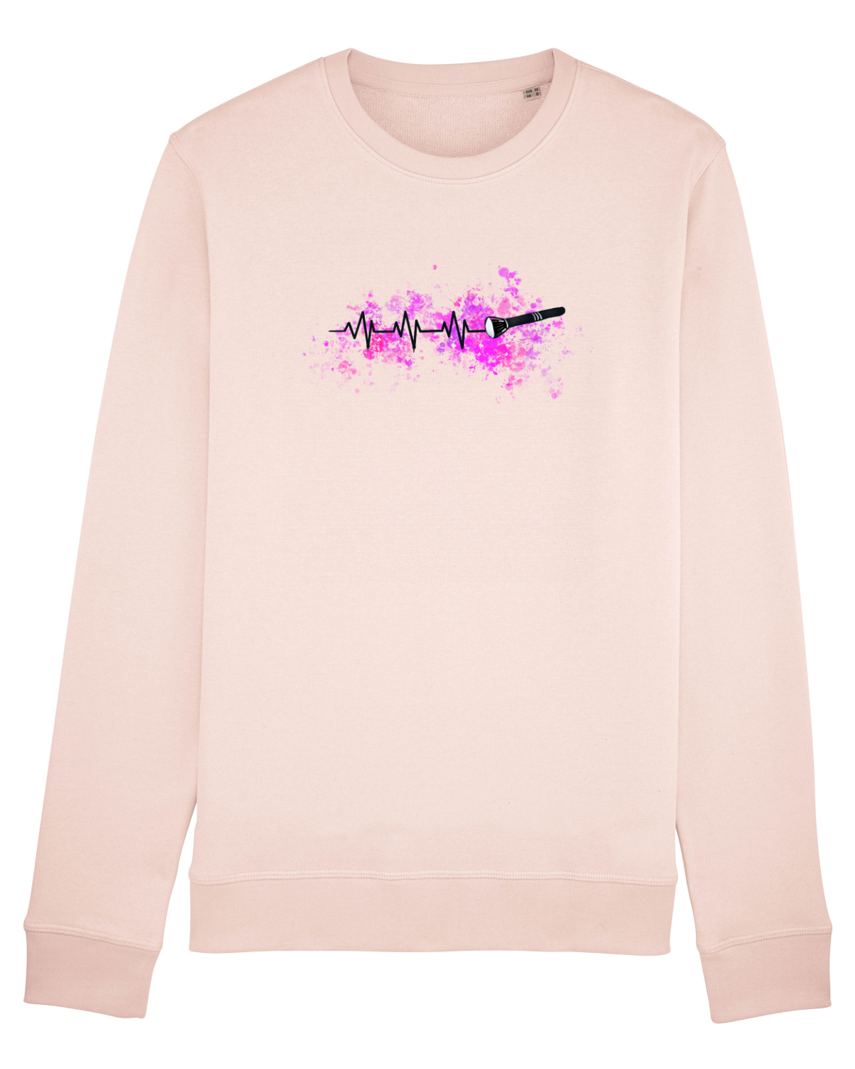 Bluză mânecă lungă Unisex Rise Candy Pink