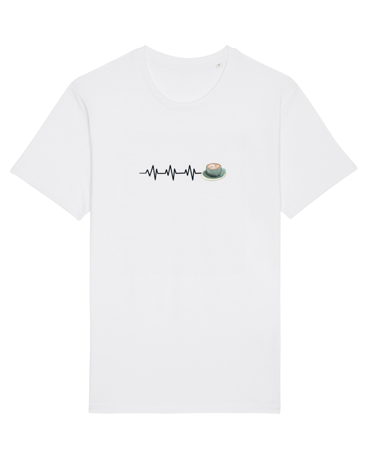 Tricou mânecă scurtă Unisex Rocker White