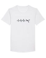 Cut it NOW Tricou mânecă scurtă guler larg Bărbat Skater