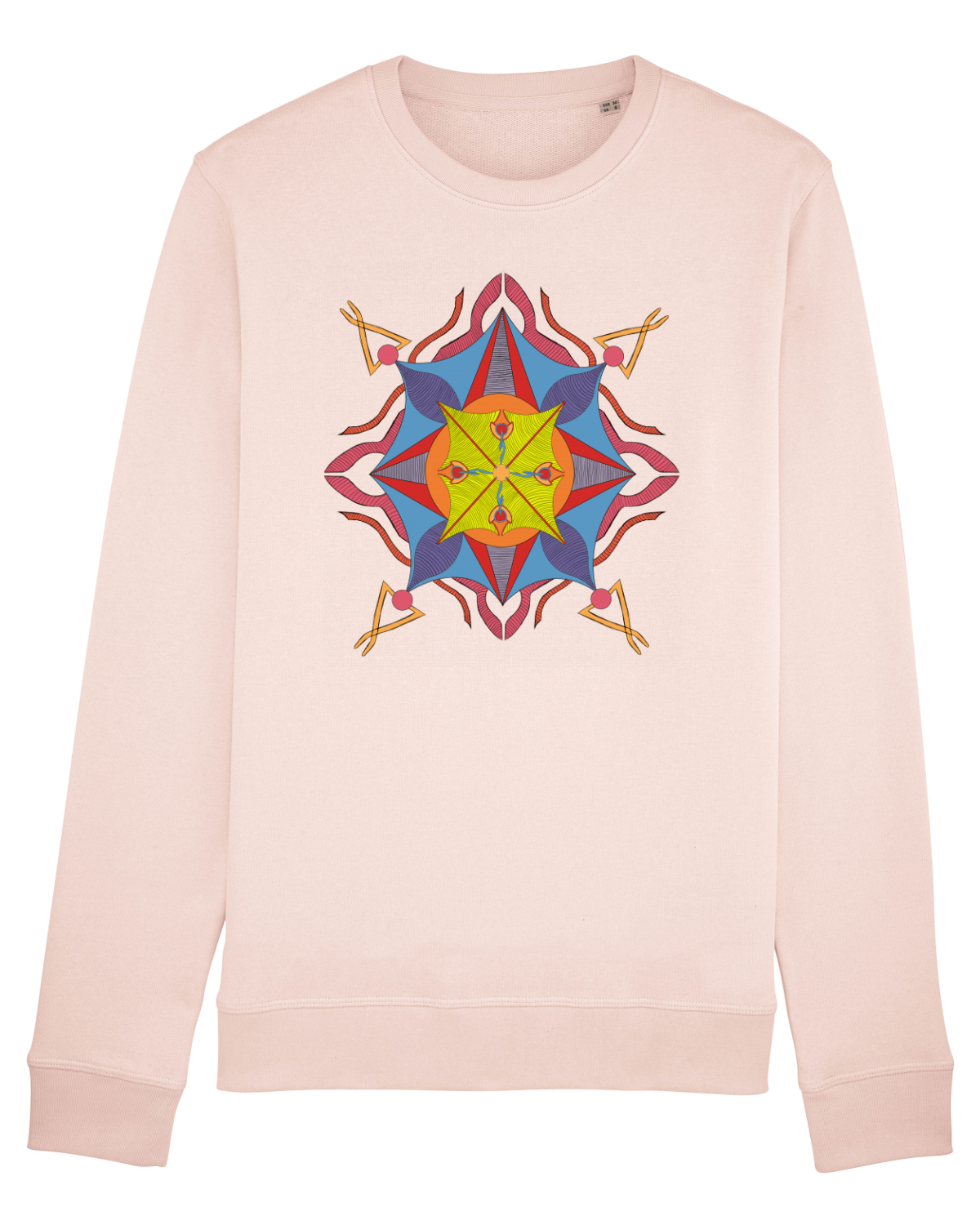 Bluză mânecă lungă Unisex Rise Candy Pink