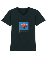 Pure Rose  Tricou mânecă scurtă guler V Bărbat Presenter