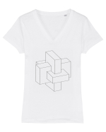 Cube 2 Tricou mânecă scurtă guler V Damă Evoker