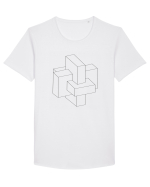 Cube 2 Tricou mânecă scurtă guler larg Bărbat Skater
