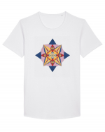 Mandala III Tricou mânecă scurtă guler larg Bărbat Skater