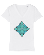 Mandala IV Tricou mânecă scurtă guler V Damă Evoker
