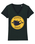 Mask On Tricou mânecă scurtă guler V Damă Evoker