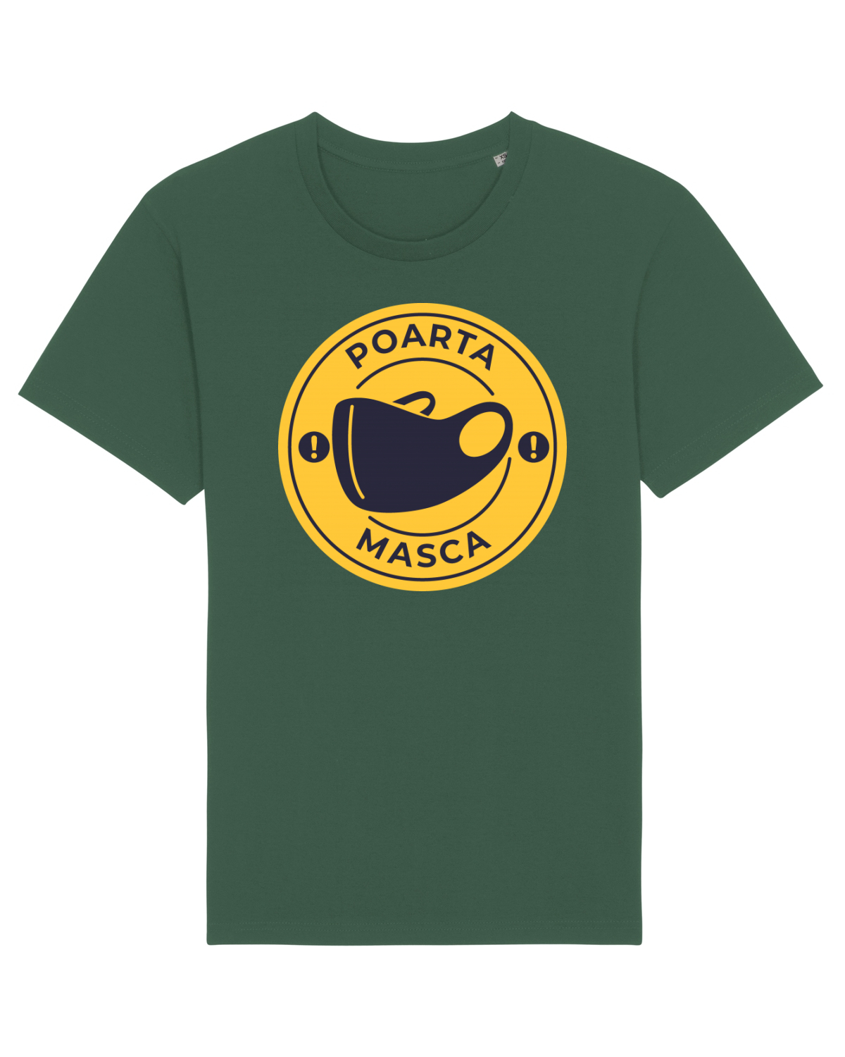 Tricou mânecă scurtă Unisex Rocker Bottle Green