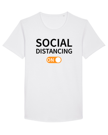 Social Distancing ON White