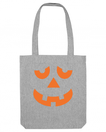 Pumpkin Face Heather Grey