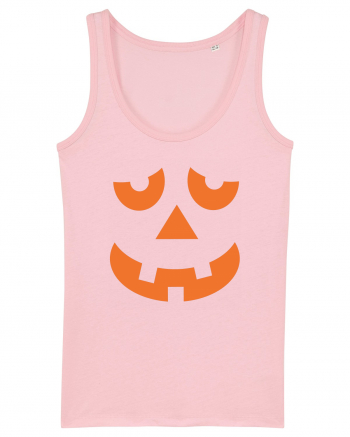 Pumpkin Face Cotton Pink