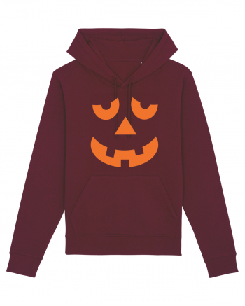 Pumpkin Face Burgundy