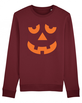 Pumpkin Face Burgundy