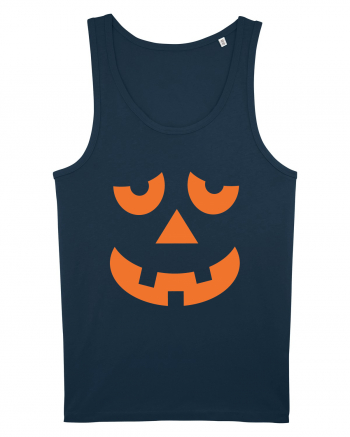 Pumpkin Face Navy