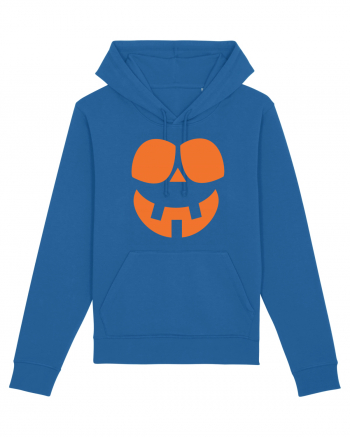  Pumpkin Happy Face Royal Blue