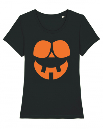  Pumpkin Happy Face Black