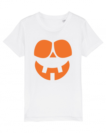  Pumpkin Happy Face White