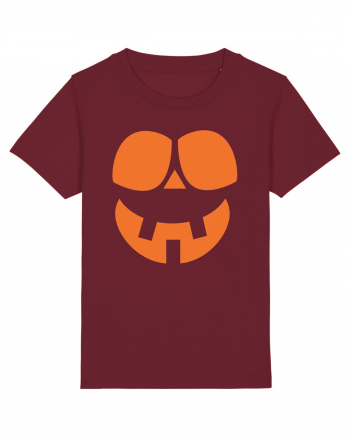  Pumpkin Happy Face Burgundy