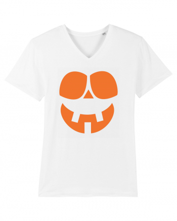  Pumpkin Happy Face White