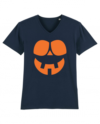  Pumpkin Happy Face French Navy