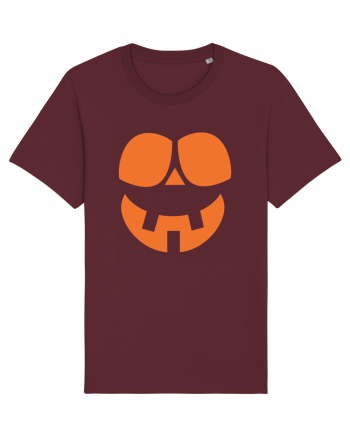  Pumpkin Happy Face Burgundy