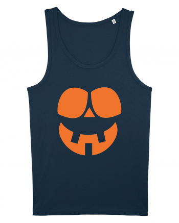  Pumpkin Happy Face Navy