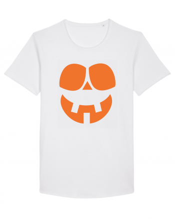  Pumpkin Happy Face White