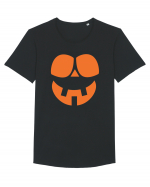  Pumpkin Happy Face Tricou mânecă scurtă guler larg Bărbat Skater