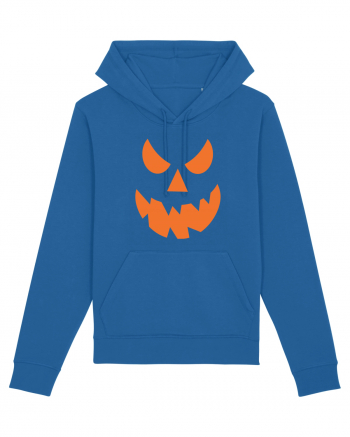 Pumpkin Angry Face Royal Blue