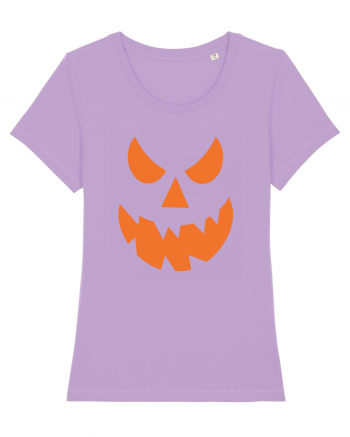 Pumpkin Angry Face Lavender Dawn