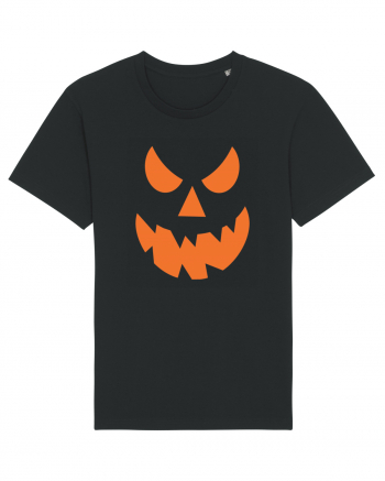 Pumpkin Angry Face Black