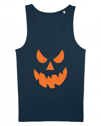 Pumpkin Angry Face Navy