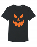 Pumpkin Angry Face Tricou mânecă scurtă guler larg Bărbat Skater