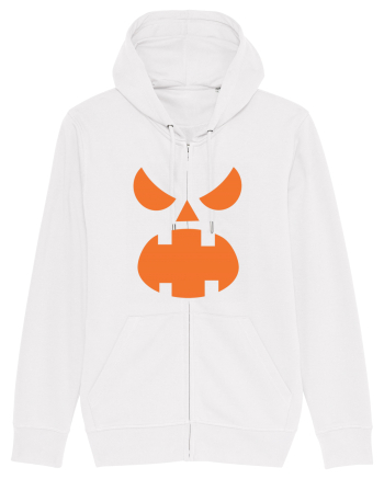 Pumpkin Scream Face White