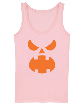 Pumpkin Scream Face Cotton Pink