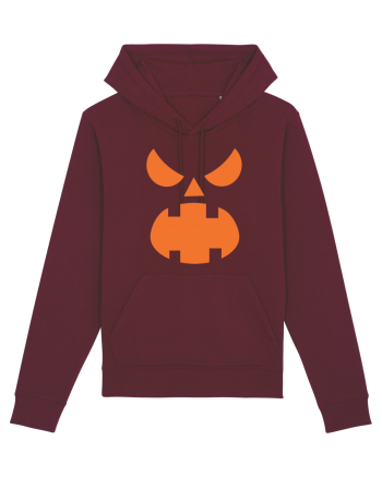 Pumpkin Scream Face Burgundy