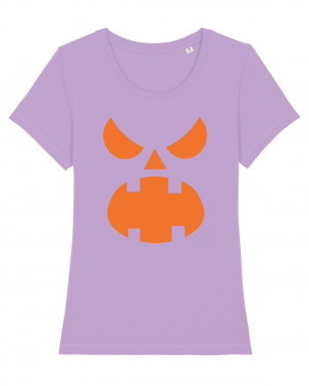 Pumpkin Scream Face Lavender Dawn