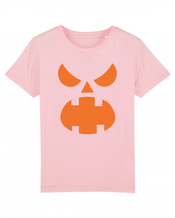 Pumpkin Scream Face Cotton Pink