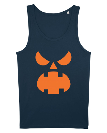 Pumpkin Scream Face Navy