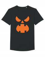 Pumpkin Scream Face Tricou mânecă scurtă guler larg Bărbat Skater